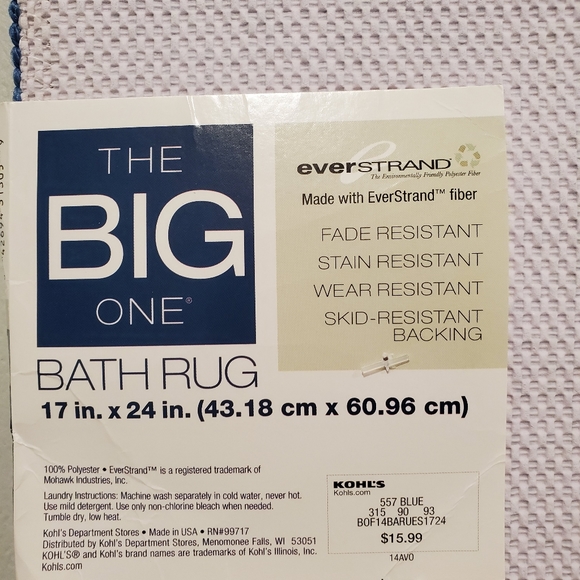 NWT The Big One Bath Rug - Picture 12 of 15
